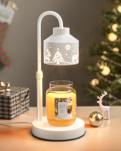 Christmas Candle Warmer Lamp with Timer & Dimmer