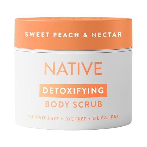 Native Exfoliating Body Scrub 12-Ounce (Sweet Peach & Nectar or Coconut & Vanilla) Deal