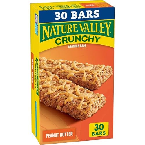 Nature Valley Crunchy Granola Bars Peanut Butter 30 Ct (15 Pouches) Deal