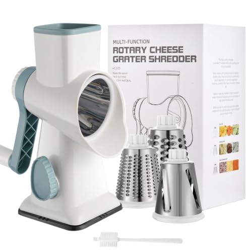 EDEFISY Cheese Grater Hand Crank Rotary Vegetables Shredder