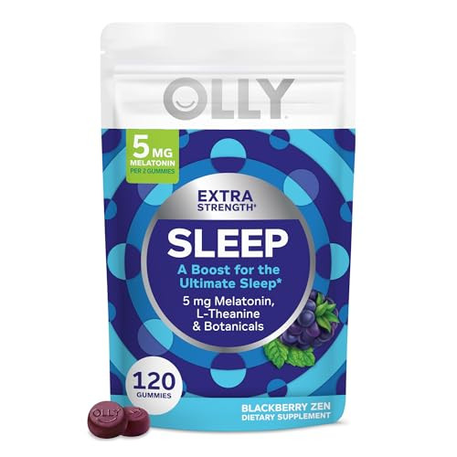 Olly Extra Strength Sleep Gummy 120-Count, 5 mg Melatonin