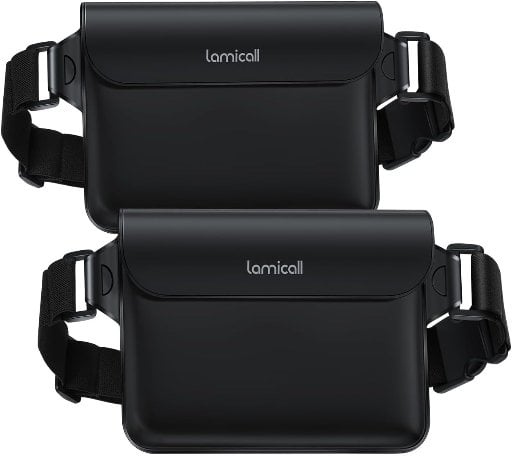 Lamicall Waterproof Fanny Pack Dry Bags 2-Pack Deal