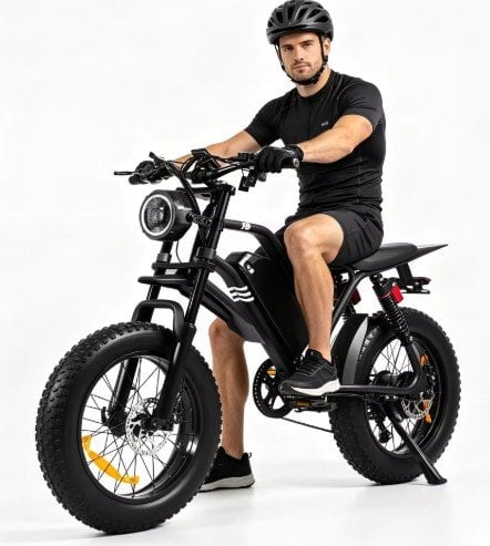 Offroad Velo A05 1500W Peak Mountain e-Bike 48V 15Ah 20in x 4in Fat Tires