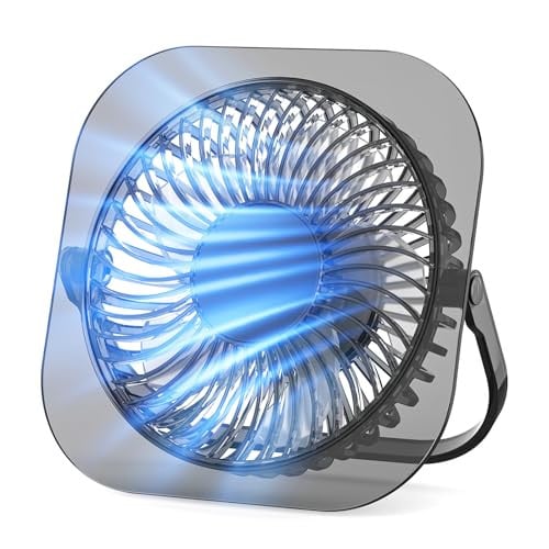 Electactic Desktop Fan with LED Night Light Deal