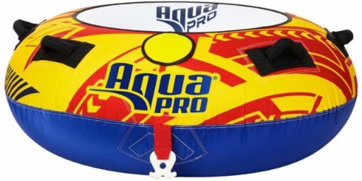 Northern Tool AquaPro 50in. Yellow and Blue Nylon Deck Style Towable
