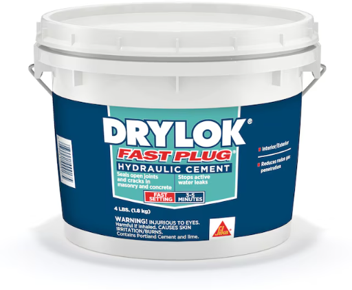 DRYLOK Fast Plug Fast Setting 4-lb Mortar Concrete Hydraulic Cement