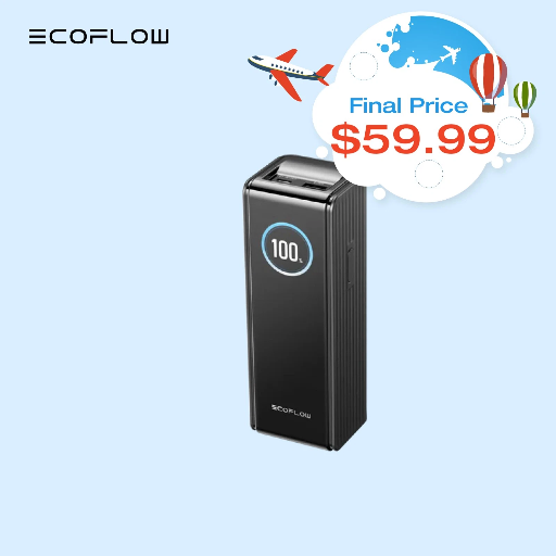 EcoFlow 170W Rapid Power Bank 25000mAh with Dual 140W USB-C Ports Deal