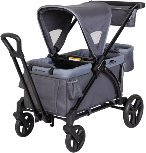Baby Trend Expedition 2-in-1 Stroller Wagon Plus Ultra Grey