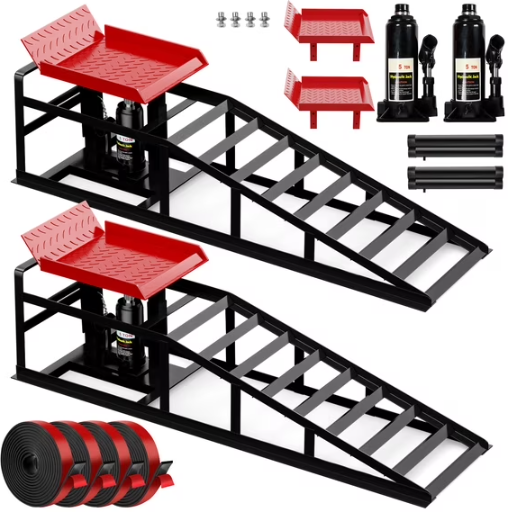 Lafati 2PCS 5T 11000lbs Hydraulic Car Ramps Deal