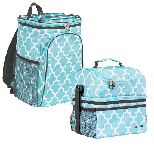 Smart Cart Insulated Cooler Backpack and Lunch Bag