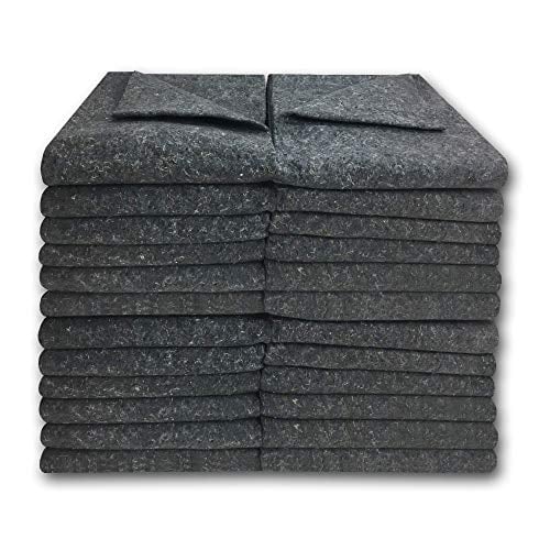 UBOXES Textile Moving Blankets 24-Pack 54"x72"