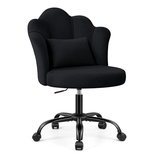 Petal Makeup Vanity Chair Black Deal