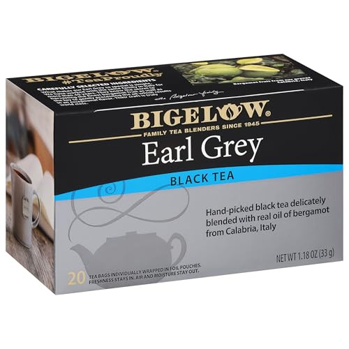 Bigelow Black Tea Earl Grey 20-Count