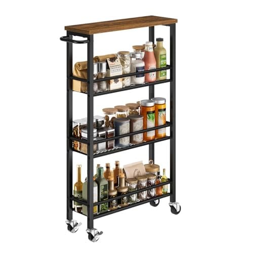Pipishell Slim 4 Tier Storage Cart with Wheels Deal