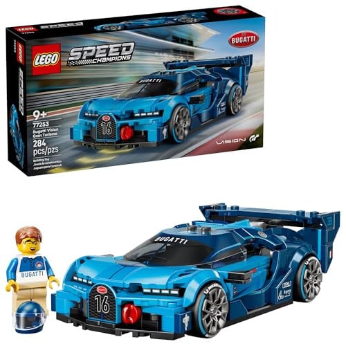 LEGO Speed Champions Bugatti Vision Gran Turismo Hyper Sports Car Building Toy (284-Piece)