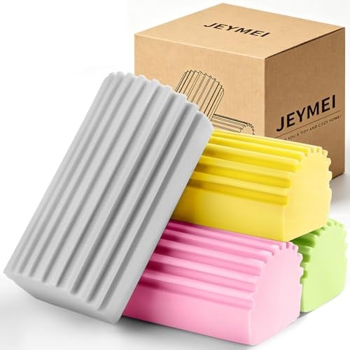 Jeymei Damp Duster Sponge 4-Pack w/ Ridges Deal