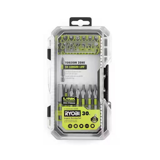 RYOBI Impact Rated Driving Set 30-Piece