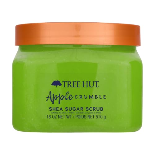 Tree Hut Apple Crumble Shea Butter Sugar Body Scrub, 18 oz