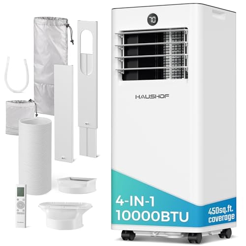 HAUSHOF 10000-BTU Portable Air Conditioner w/ Remote Control Deal