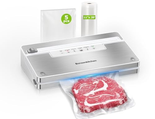 Vacuum Sealer Machine with 1 Roll & 5 Bags Deal