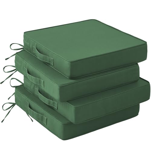 IASEAHK Patio Chair Cushions 19" x 19" x 3" Set of 4