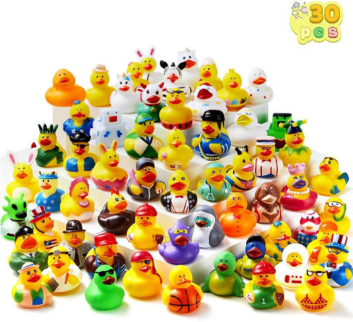  30-Pcs Rubber Ducks Random Assortment Deal