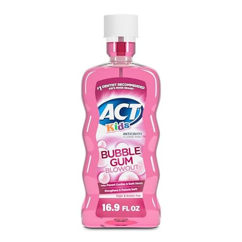 ACT Kids Anticavity Fluoride Mouthwash, Bubble Gum Blowout, 16.9 fl. oz. Deal