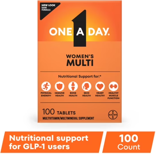 One A Day Multivitamin for Women with Biotin & Skin Health Support 100 Count Deal
