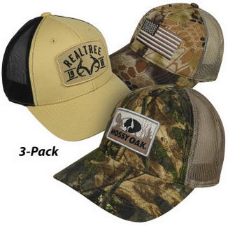 Outdoor Cap Pack Vol 2 3-Pack (Realtree, Browning) Deal