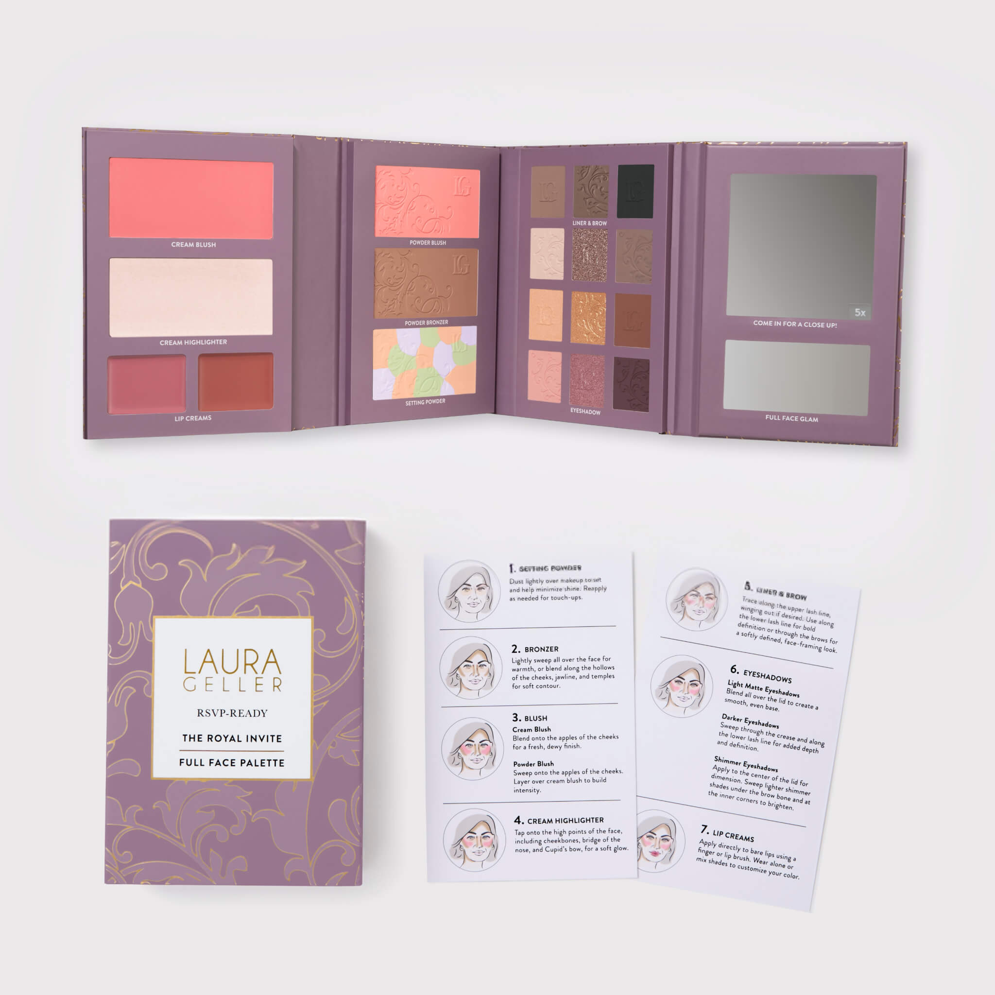 RSVP-Ready Full Face Palette in Royal Invite