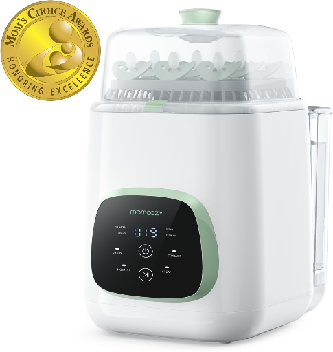 Momcozy KleanPal Pro Baby Bottle Washer, Sterilizer & Dryer