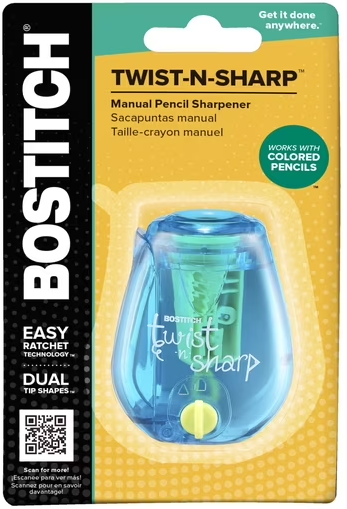 Bostitch Twist-N-Sharp Pencil Sharpener Handheld 1-Pack Deal
