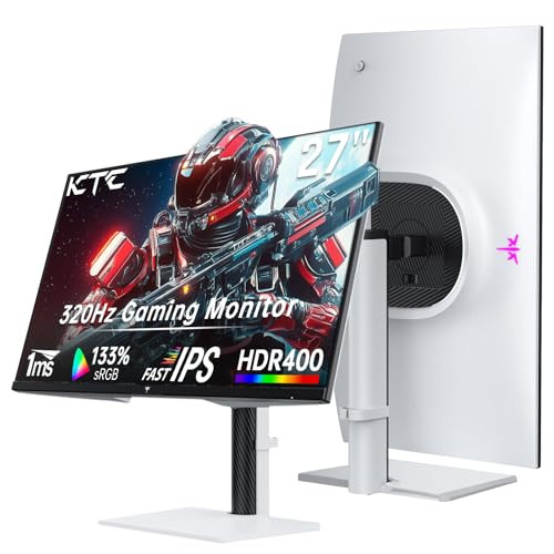 27" KTC WQHD 1440P 300Hz/320Hz OC IPS Gaming Monitor