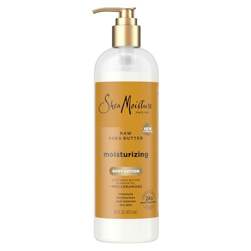 16-Oz SheaMoisture Moisturizing Body Lotion (Raw Shea Butter, Argan Oil and Pro-Ceramides)