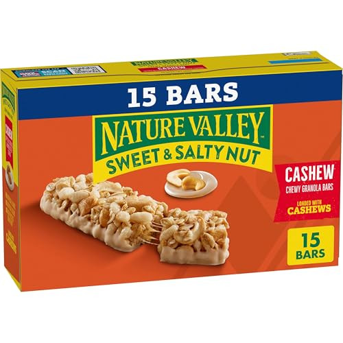 15-Pack Nature Valley Granola Bars (Cashew)