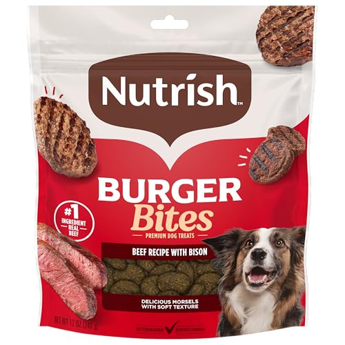 Nutrish Dog Treats Burger Bites - Beef Recipe 12-Oz Deal