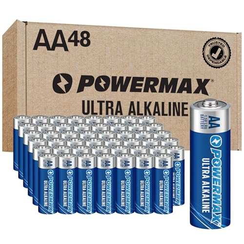 Powermax 48-Count AA Batteries Ultra Long Lasting Alkaline