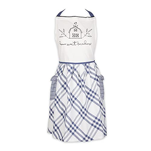 DII Home Sweet Farmhouse Kitchen Collection Apron in BLUE