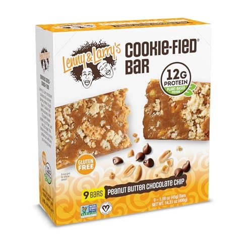 Lenny & Larry's Cookie-fied Protein Bars Peanut Butter Chocolate Chip 9-Count Deal