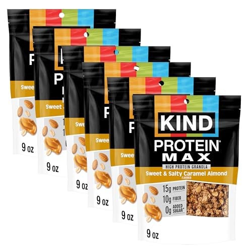 KIND Protein MAX Granola 6-Pack (Sweet & Salty Caramel Almond) Deal
