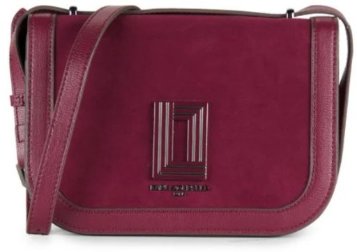 Karl Lagerfeld Paris Simone Leather Crossbody Bag