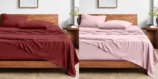 Bare Home 1800 Ultra-Soft Stonewashed Microfiber Sheet Set: Twin (Grey) Deal