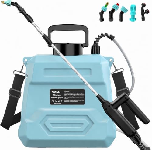 2-Gallon Electric Battery-Powered Garden Sprayer w/ 5 Nozzles Deal