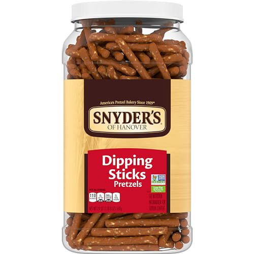 Snyder's of Hanover Pretzel Dipping Sticks 24 Oz Canister