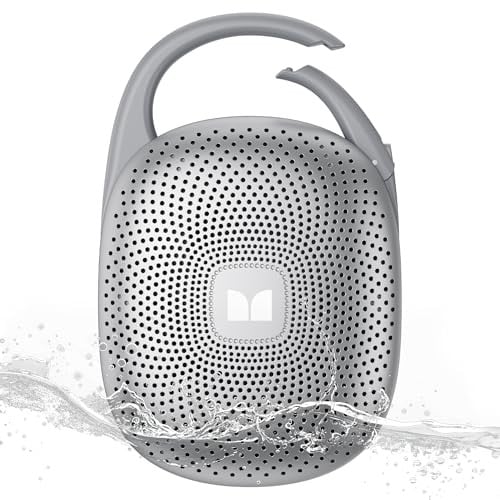 Monster Clip-On Speaker with Carabiner, Bluetooth 6.0, IPX7 Waterproof Deal