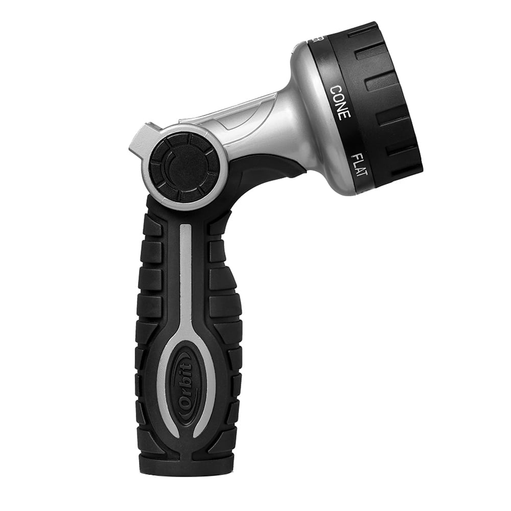Orbit Pro High Flow 6-Pattern Metal Thumb Control Nozzle