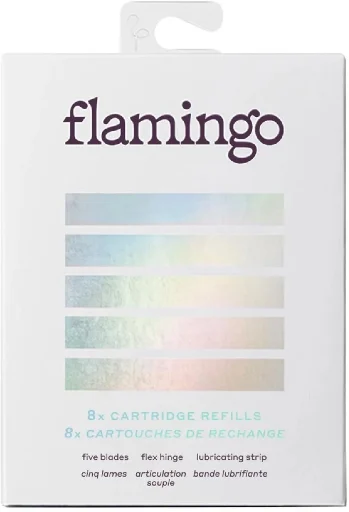 Flamingo 5-Blade Women's Razor Blade Refills, 8 Count Deal