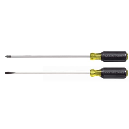 Klein Tools 2-Piece 10" Long Blade Screwdriver Set Deal