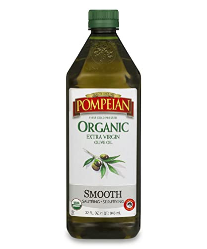 Pompeian USDA Organic Smooth Extra Virgin Olive Oil 32-Oz