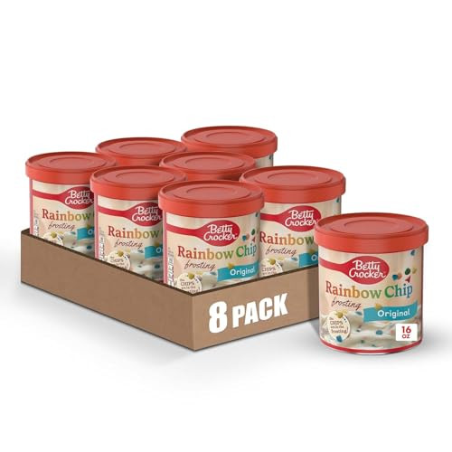 Betty Crocker Gluten Free Rainbow Chip Frosting 8-Pack, 16 Oz.